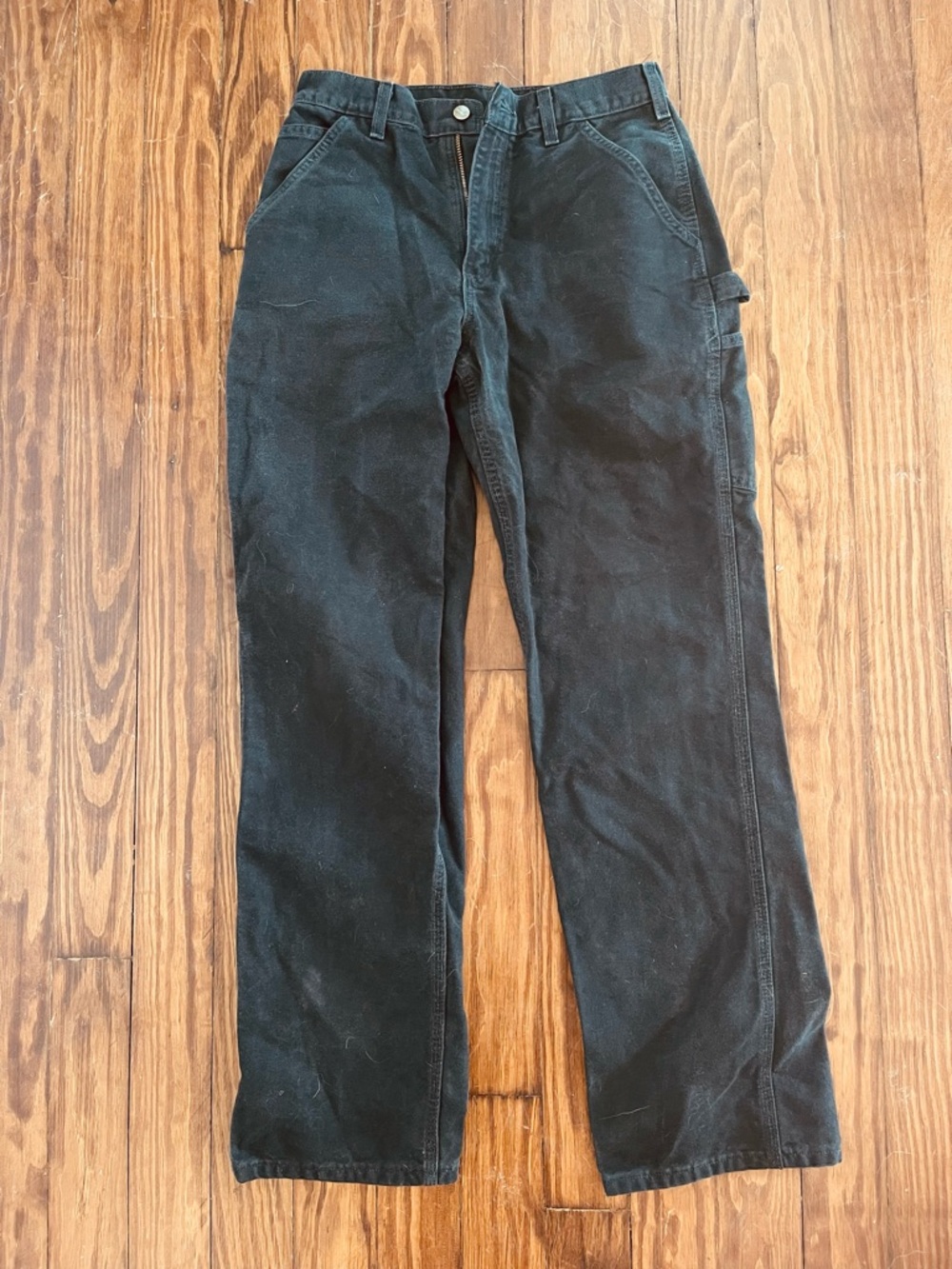 VTG Carhartt Black Canvas Work Pants